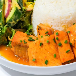 Mango Habanero Salmon Bites