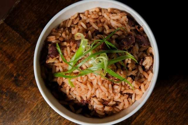 Rice & Peas.